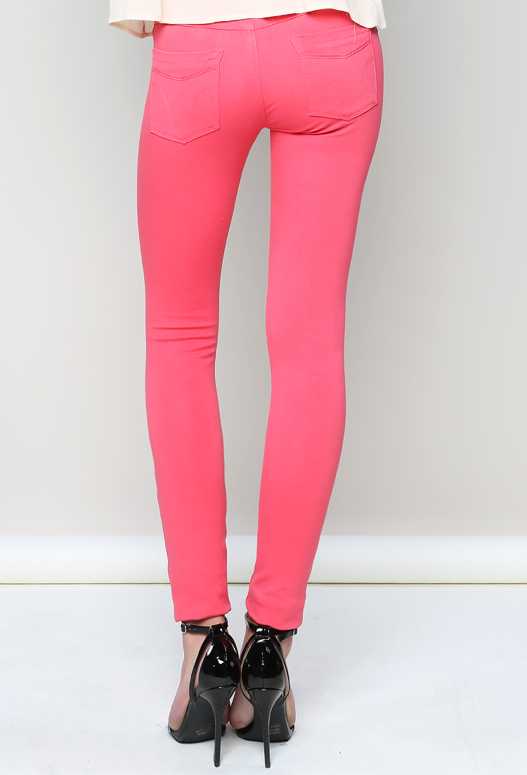 Elastic Color Pants
