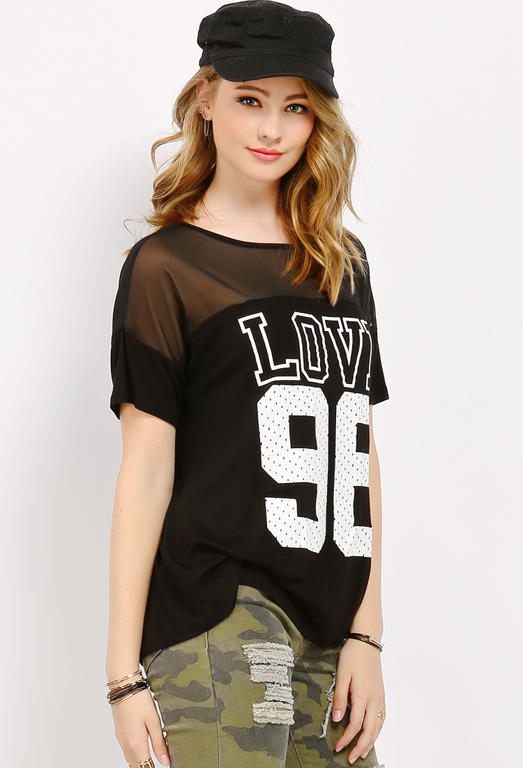 LOVE 96 Graphic Top